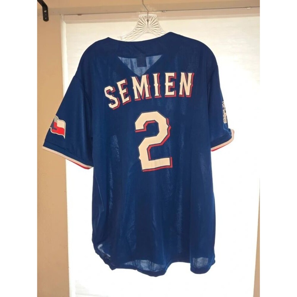Texas Rangers 2023 Semien Men's XL Stadium Promo Button up Jersey